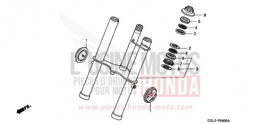 FRONT FORK XR50R2 de 2002